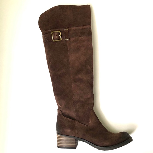 NWOT Brown Suede Boots by Arturo Chiang, 7.5 - Picture 1 of 9